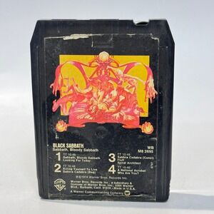 Black Sabbath 1974 Sabbath Bloody Sabbath 8 Track Tape Warner Bros Ozzy Music